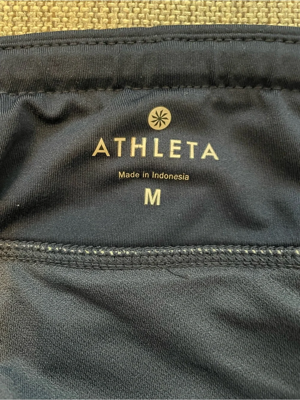 Athleta Pulse Striped Running Shorts
